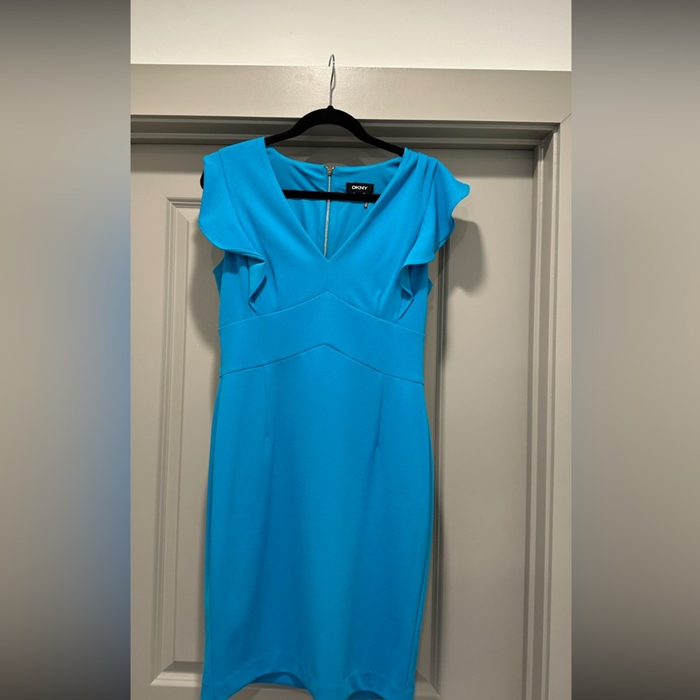 DKNY Blue Dress Size 8, very cute